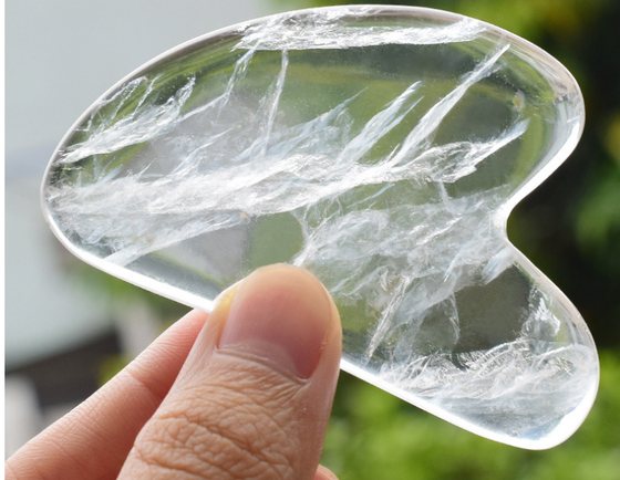 白水晶心型