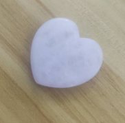 粉晶平面爱心5cm